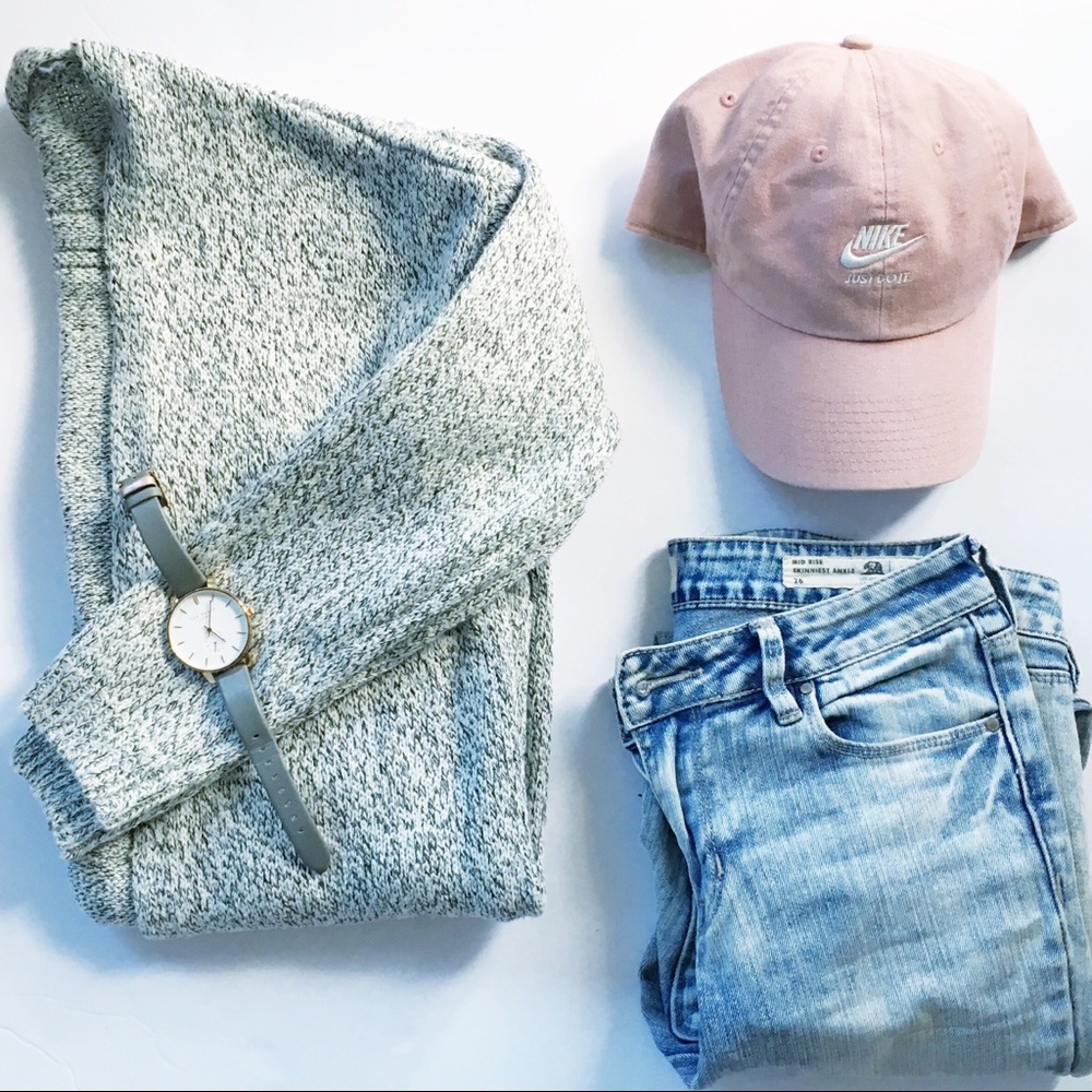Light Grey Cardigan Sweater